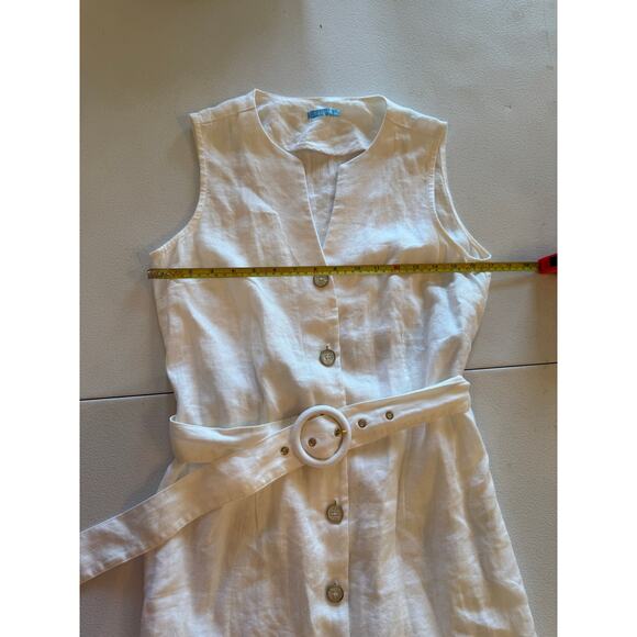 J. McLaughlin White Midi Dress - Picture 6 of 7